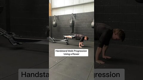 Rower Handstand Walk Progression 🙌🏻🚣‍♀️