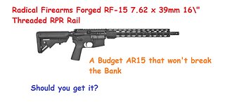 Radical Firearms Forged RF-15 7.62 x 39mm 16\" Threaded RPR Rail