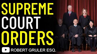 Supreme Court Orders