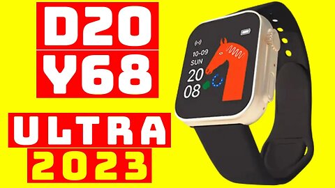 2023 nova y68 d20 ultra inteligente relógio smart watch series 8 d20ultra