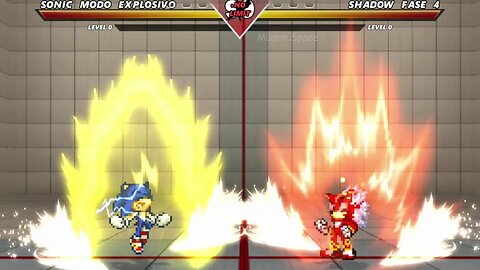 Sonic Explosive & Sonic GT VS Shadow fase 4 & Seelkadoom & Dark Sonic I Sonic Battle Mugen