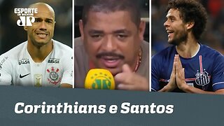 OLHA o que VAMPETA achou de Corinthians 1 x 1 Santos!