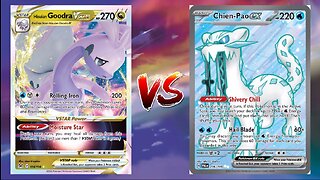 Pokemon TCG Live Hisuian Goodra VSTAR Bibarel VS Chien-Pao EX Baxcalibur!!