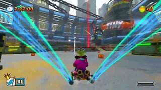 Crash Team Racing Nitro-Fueled - Parking Lot Arena x Steal The Bacon Gameplay