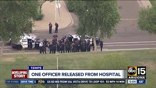 Officer released from hospital after Tempe shooting