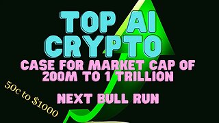 AGIX! AI crypto skyrocketing! The case for a trillion $ marketcap AI crypto.