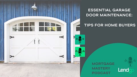 Essential Garage Door Maintenance: Tips for Home Buyers: 10 of 12