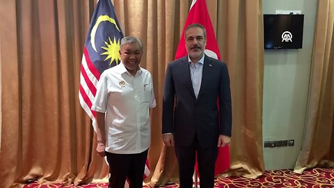 Foreign Minister Fidan met with Malaysian Deputy Prime Minister Hamidi