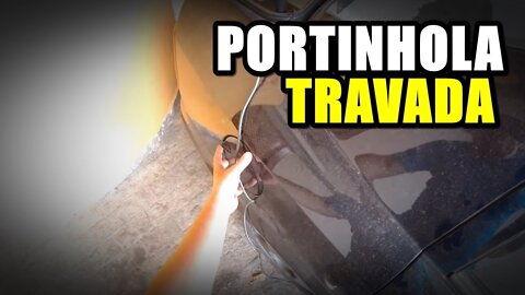 Chevrolet Astra - COMO ABRIR A PORTINHOLA DO TANQUE DE COMBUSTÍVEL TRAVADA