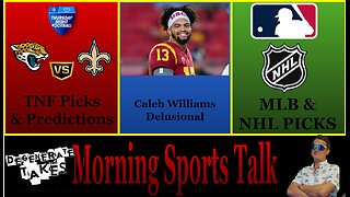 Morning Sports Talk: Caleb Williams Is INSANE