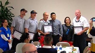 Survivors say 'thank you' to first responders