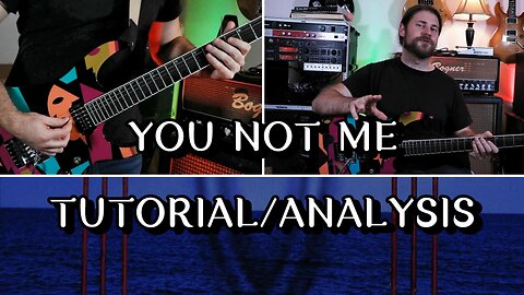 YOU NOT ME Guitar Tutorial/Analysis (Dream Theater) [Let's Learn Falling Into Infinity EP #2]