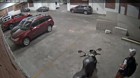 Attempted motorcycle theft