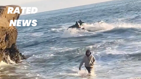 Illegal Immigrant Welcomed with Jeers After Jet Ski Smuggling into San Diego