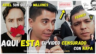 AQUÍ ESTA EL VIDEO - CENSURADO - POR EL SENADOR ARIEL ÁVILA - CON ÑAPA