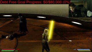 Darth Vader VS Kit Fisto In A Battle With Live Commentary In Star Wars Jedi Knight Jedi Academy