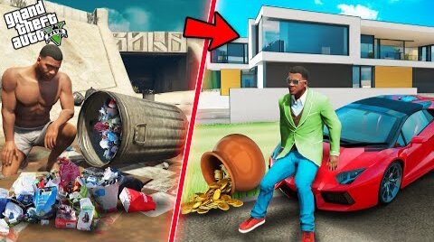 GTA 5 - Franklin Incredible Life Changes From Poor Life To Rich Life in GTA 5