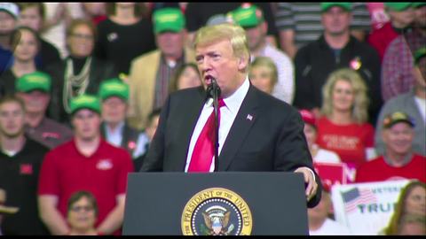 President Trump boasts economic prosperity in Council Bluffs visit