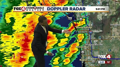 Storms move through Southwest Florida