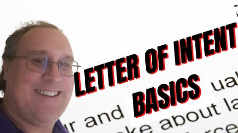 Basics Of Letters Of Intent