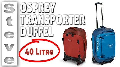 Best Carry On Luggage - OSPREY WHEELED DUFFEL 40 Review
