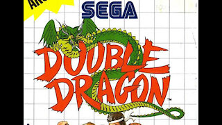 Double Dragon Sega Master System Title Screen.