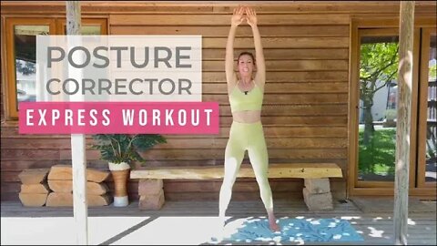 Posture Corrector - Express workout for improved upper body poise and tone