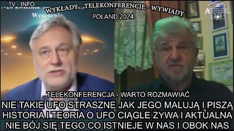 NIE TAKIE UFO STRASZNE JAK JEGO MALUJĄ I PISZĄ. TELEKONFERENCJA - WARTO ROZMAWIAĆ ,, ZAGÓRSKI & KACZOROWSKI,,TV INFO