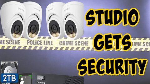 Security Camera Setup for the Studio is Complete!