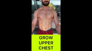 BUILD CLAVICLE HEAD UPPER CHEST | Chest Workout #shorts