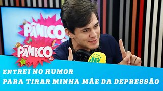 Lucas: entrei no humor para tirar minha mãe da depressão