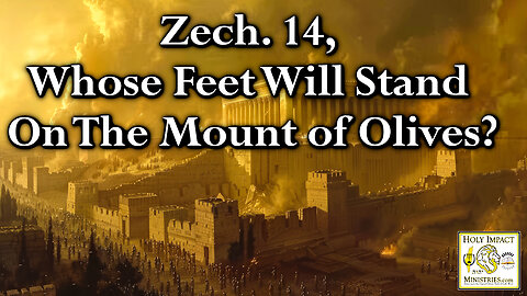 Zech. 14, Whose Feet Stand On The Mount of Olives?