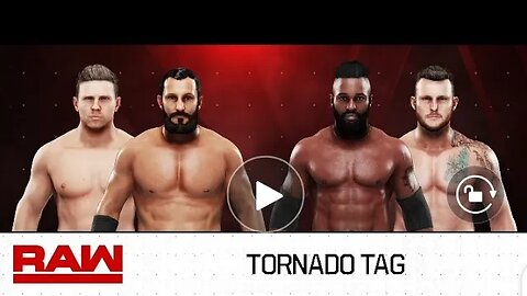 WWE Tornado Tag Match - Bobby Fish & The Miz VS Cedric Alexander & Shane Thorne #wwe2k22 #gameplay