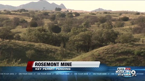 Key permit in the works for Rosemont Mine