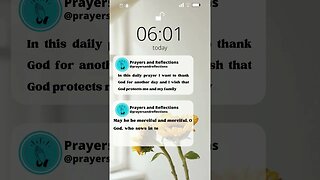 Daily Morning Prayer 🙏 | #05 | 🙏Don't leave home without praying