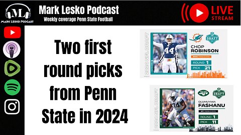 Penn State 2024 NFL Draft || Mark Lesko Podcast #nfl