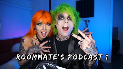 MEET MY NEW ROOMMATE - EMO PODCAST 1 🔴 LIVE Hair Jordan and Lethal Battie