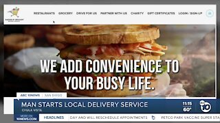South Bay man starts Bagged n' Brought food delivery service