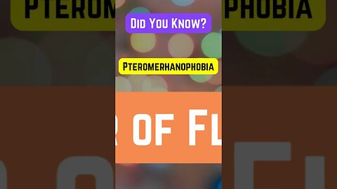 Face your Pteromerhanophobia!