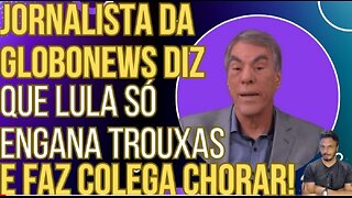 "LULA SÓ ENGANA TROUXAS": Jornalista da GloboNews chuta o balde AO VIVO e faz colega chorar!