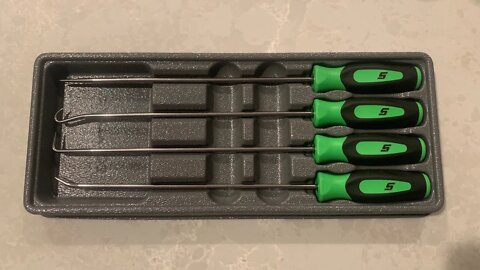 Snap-on 4 pc Instinct® Soft Grip Long Pick Set (Green) Review