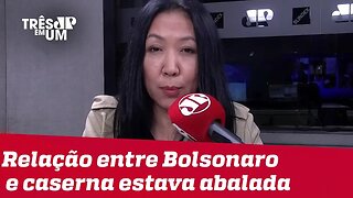 #ThaísOyama: Relação entre Bolsonaro e caserna estava abalada desde a demissão de Santos Cruz