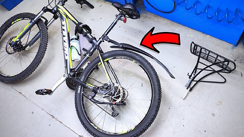 How to install a bike rear rack correctly. The best rack for bicycle
