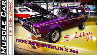 1972 AMC GREMLIN X 304 Muscle Car Of The Week Episode #285 V8TV