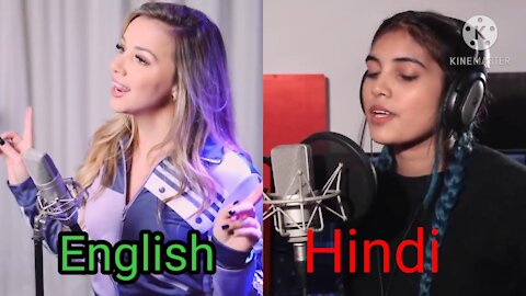 Satisfya female version hindi vs english Aish vs EmmaHeesters Gadi LamborghiniImran Khan cover song