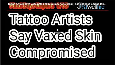 Tattoo artists say that vaccinated skin has changed and can no longer defend itself.