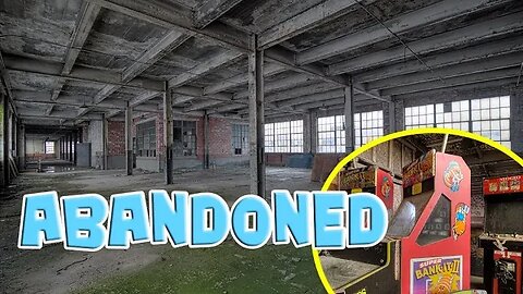 Exploring an Abandoned Ontario Factory With Arcade Games & Amusement Park Rides Inside!!