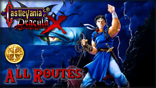 Castlevania Dracula X [SNES] - All Routes / Maria & Annette Saved / Best Ending