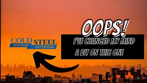 COLD STEEL ENGAGE | I'VE CHANGED MY MIND