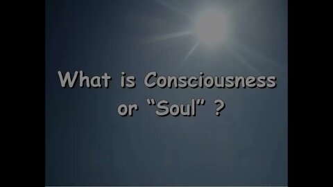 What is Consciousness (or Soul) ?